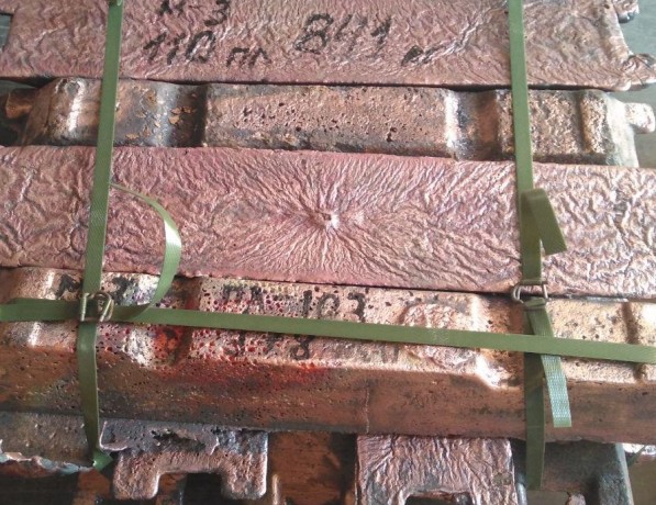 Чушка бронзовая литая БрОЦС4-4-17 ГОСТ 614-97 фото