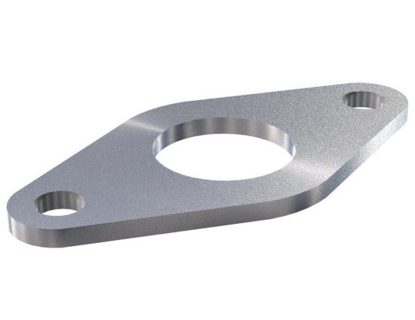 Фланец нержавеющий резьбовой овальный Ду 6 Ру 6 AISI 304 6 мм DIN 2558 фото