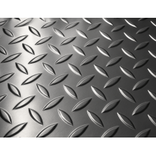 Лист нержавеющий рифленый г/к TEAR PLATE фото