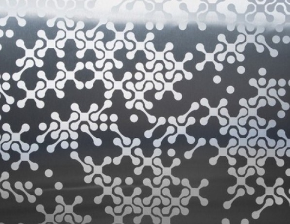 Лист нержавеющий декоративный узорный U7 AISI 304 0,5 мм 0,5 фото