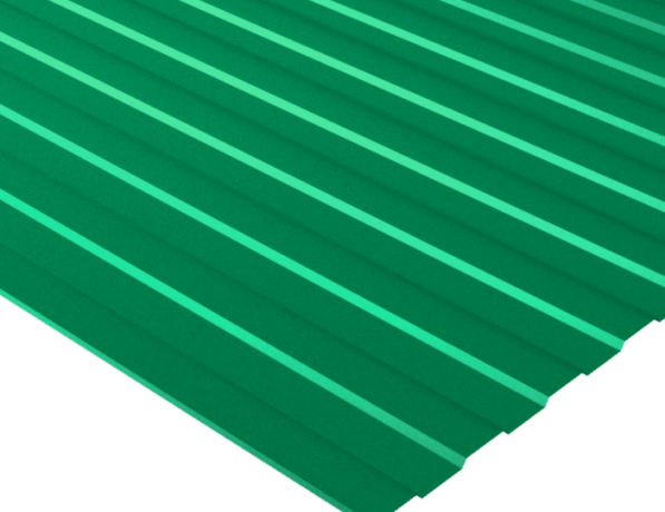 Профнастил стальной стеновой односторонний плоский гладкий пастельно-синий С10 0,4х10х1100х1160 мм ТУ 26.61.12-005-21469636-2019 фото