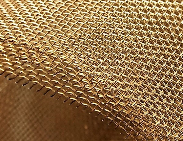 Сетка бронзовая тканая БрБ2 0,04х0,04х0,03 мм ГОСТ 3187-76 фото