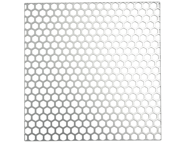 Сетка нержавеющая перфорированная AISI 316 15х15х2 мм фото