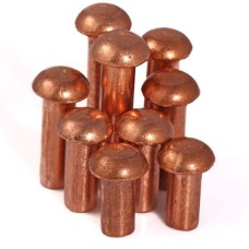 Заклепки медные круглые вытяжные для общего назначения фото