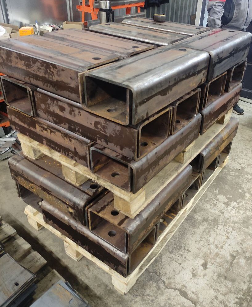 Гибка П-образных закладных